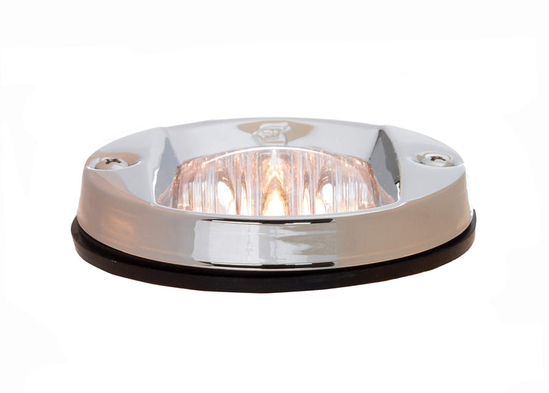 attwood 6356D7 Round Incandescent Marine Boat 3-Inch Flush Transom Light with 7.5-Watt Lamp One size