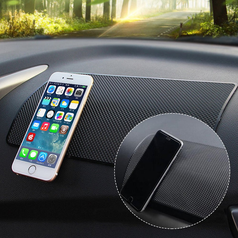 [Australia - AusPower] - DaKuan Car Dashboard Anti-Slip Mat, 4 Packs 10.5" x 5.7" and 8" x 5.1" Sticky Non-Slip Dashboard Gel Latex Pad for Cell Phone, Sunglasses, Keys, Coins 