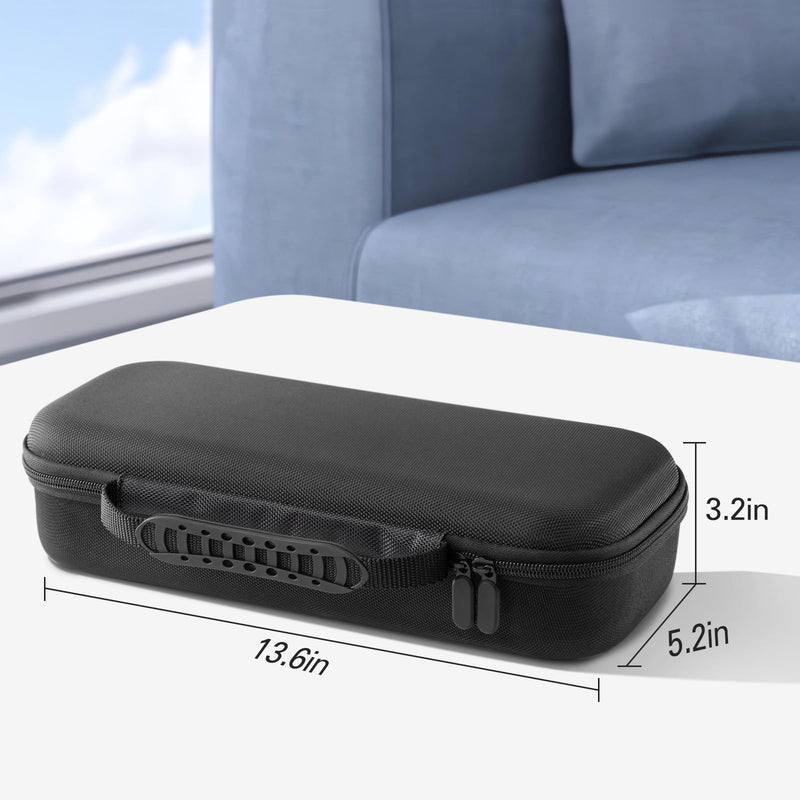 [Australia - AusPower] - CoBak Hard Carrying Shell Case for PlayStation Portal Remote Player -with Screen Protective Cover, Accessories Storage Bag & Hard Shell for Ultimate Protection. Black 