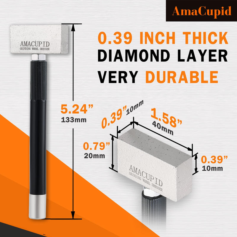 Bench Grinding Wheel Dressing Tool Handy Diamond Scraper Tool Used to repair bench sanding discs and provide a smooth and sharp surface