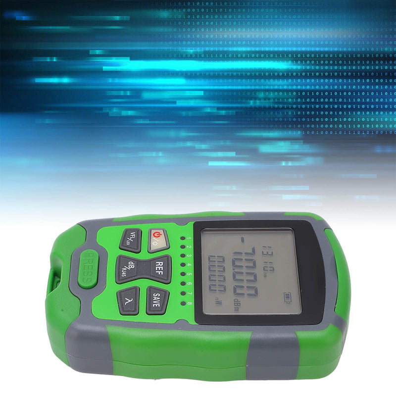 [Australia - AusPower] - Optical Fiber Power Meter Rechargeable Optic Cable Tester MC70 for 850nm 980nm 1270nm 1300nm 1310nm 1490nm 1550nm 1577nm 1625nm 1650nm(50mW) 