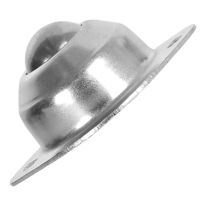 [Australia - AusPower] - 16 PCS 5/8 Inch Roller Ball Transfer Bearing, Flange Mounted Carbon Steel Round Ball Transfer Unit, Universal Rotation Ball Casters for Conveyor, Roller Stand, Transmission, Load Capacity 33 lbs 5/8 Inch Carbon Steel Ball Transfers 16 