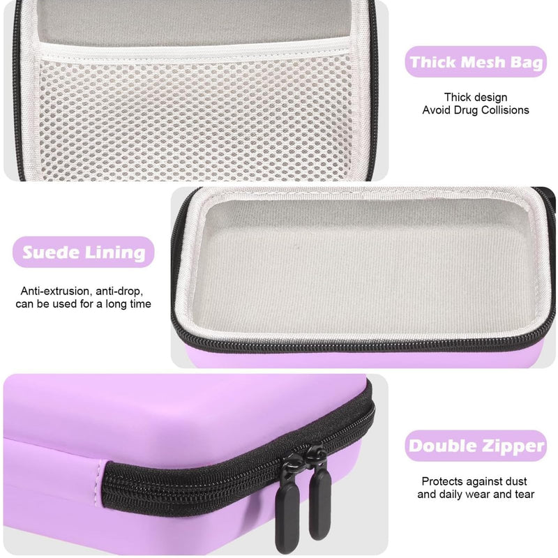 Fukumi Carrying Case for Portable Nebulizer, Travel Medical Bag, Hard Emergency Medical Bag for Inhaler Spacer for Kids and Adults, Masks, Asthma Accessories Case