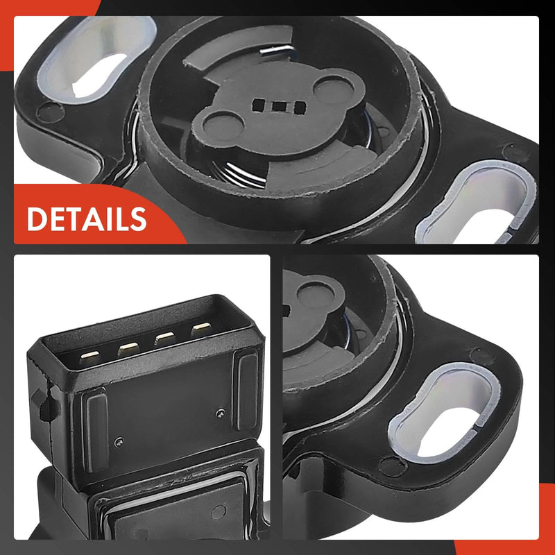 A-Premium TPS Throttle Position Sensor Compatible with Mitsubishi Mirage 1997-2002, Eclipse 1998, Diamante 1999-2001, Montero Sport 1997-1999, Replace# MD614772, GEGT7610-282