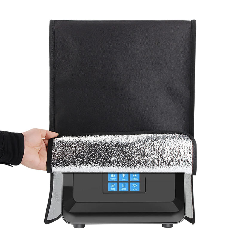FYSETC Resin Printer Cover Storage Sleeve 13.5"W x 13.5"L x 21"H Blackoutt Enclosure Protection from Sunlight Dust Dirt Spill for EPAXE10 Halott Sky/Lite Crealty LD-006 3D Printer Part Larger-13.5 x 13.5 x 21 inch