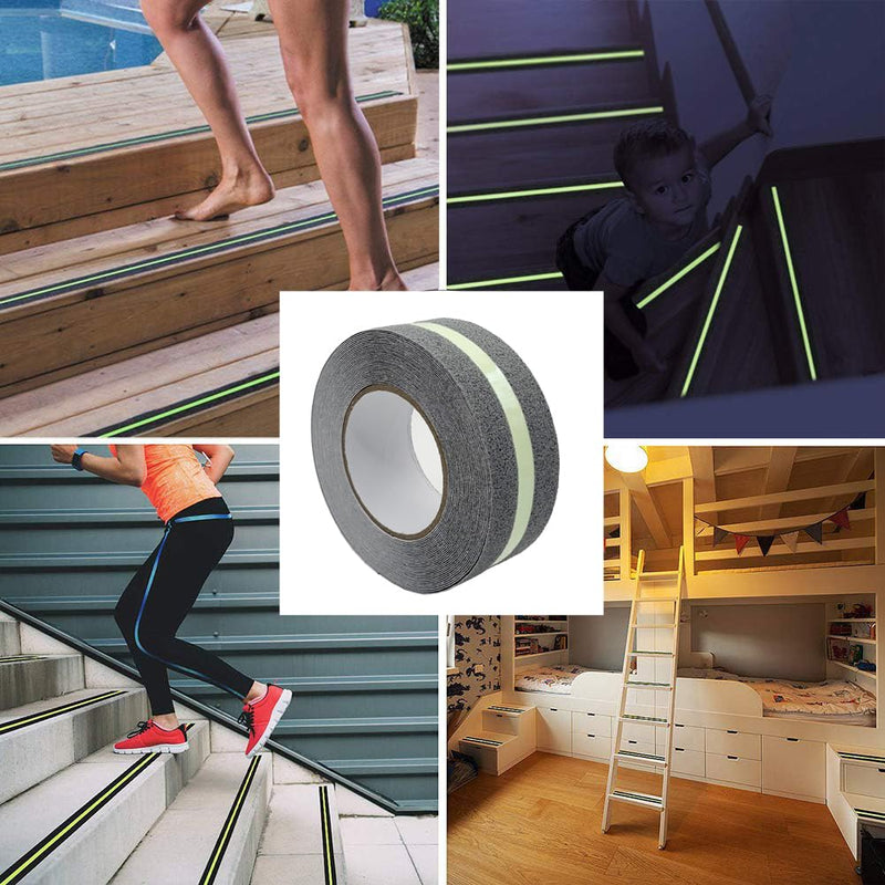 Anti Slip Traction Tape, Non-Slip Grip Adhesive Tape to Indoor or Outdoor Stair, Tubs, Boats, Safety Grip Tape Non Skid Roll for Stair Steps (#04Gray, 2 Inch x 35 Feet) #04Gray