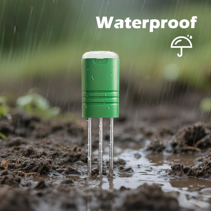 VODESON Soil Moisture Meter for Plants, Multi-Zone Wireless Soil Test Kit & Soil Thermometer, TDR4-in-1 Plant Water Meter, 230ft RF, IPX5 Waterproof, Indoor Outdoor Garden Lawn Farm(Display+2Sensor) Display+2 Sensor