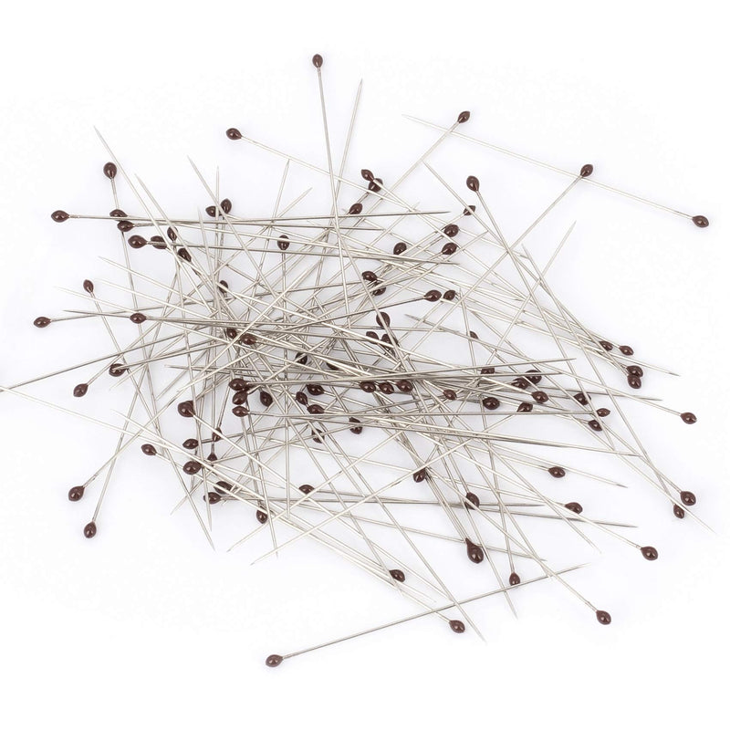 [Australia - AusPower] - OIIKI 300Pcs Stainless Steel Insect Pins, Sizes # 1 2 3 Pin Tools with Safe Hard-Plastic Storage Case for School Lab Entomology Dissection Butterflies, Dragonfly Collections (Each Size 100 Pieces) 