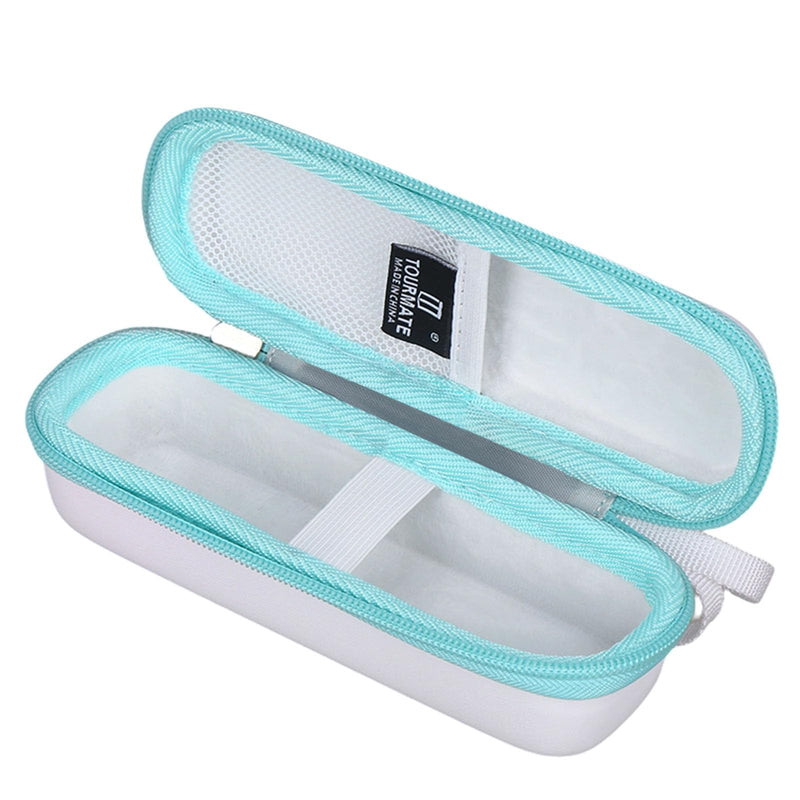[Australia - AusPower] - Hard Storage Case for Thermometer,Travel Case for Viproud/femometer/GoodBaby 3-in-1 Infrared Thermometer(Box for Sale) (PU White) PU White 