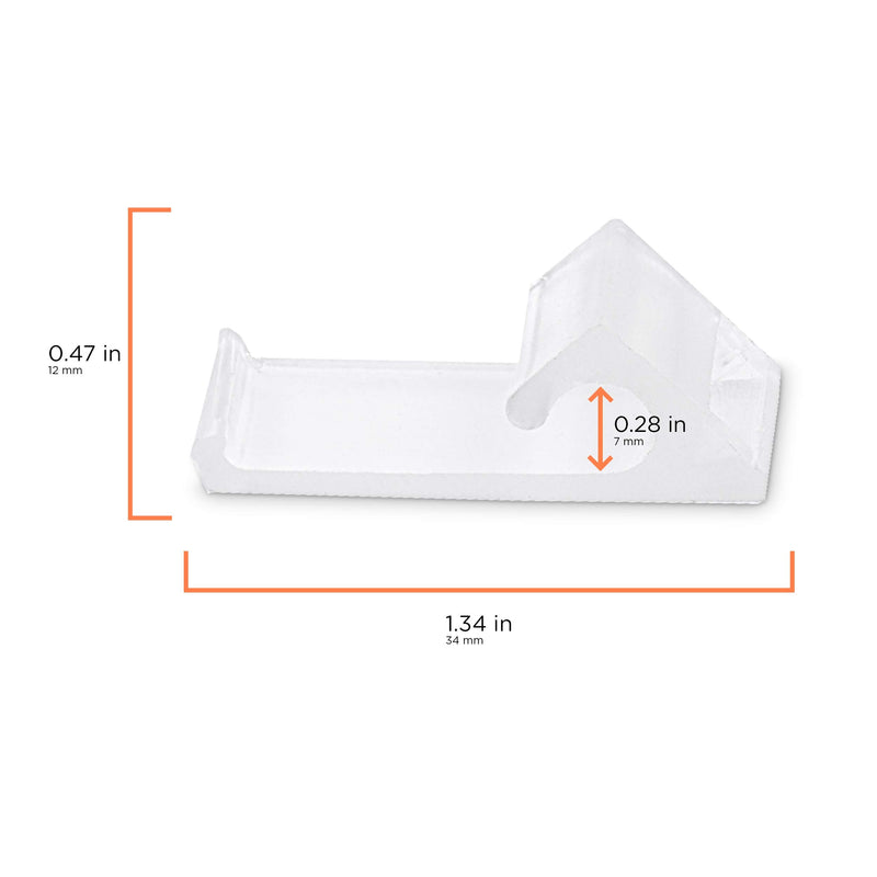 [Australia - AusPower] - THE CIMPLE CO Cable Clips, 50 PCS, Wire Management, Nylon Horizontal Siding Clips, Coaxial Mounting Home Snap-Ins, RG6 and RG59, White 50 Pack White, Horizontal 