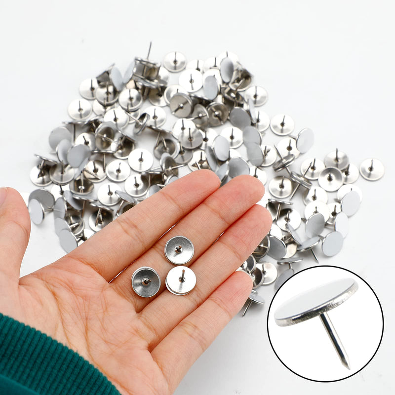 [Australia - AusPower] - 200 PCS Reflective Tacks Trail Marking Tacks Hunting Reflective Tack Metal Mark Trail Reflective Thumb Tree Tacks for Hunting Hiking Accessories 