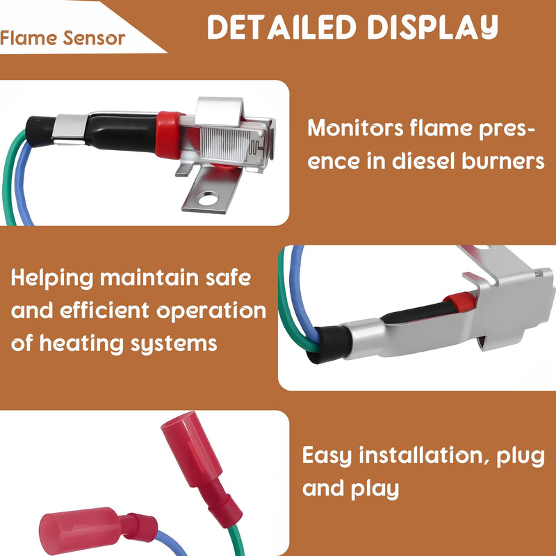[Australia - AusPower] - Replace WPX63878A WPX-638-78A Flame Sensor Fits for Aqua-HOT H-ydronic Webasto Burner Heads - 12V 