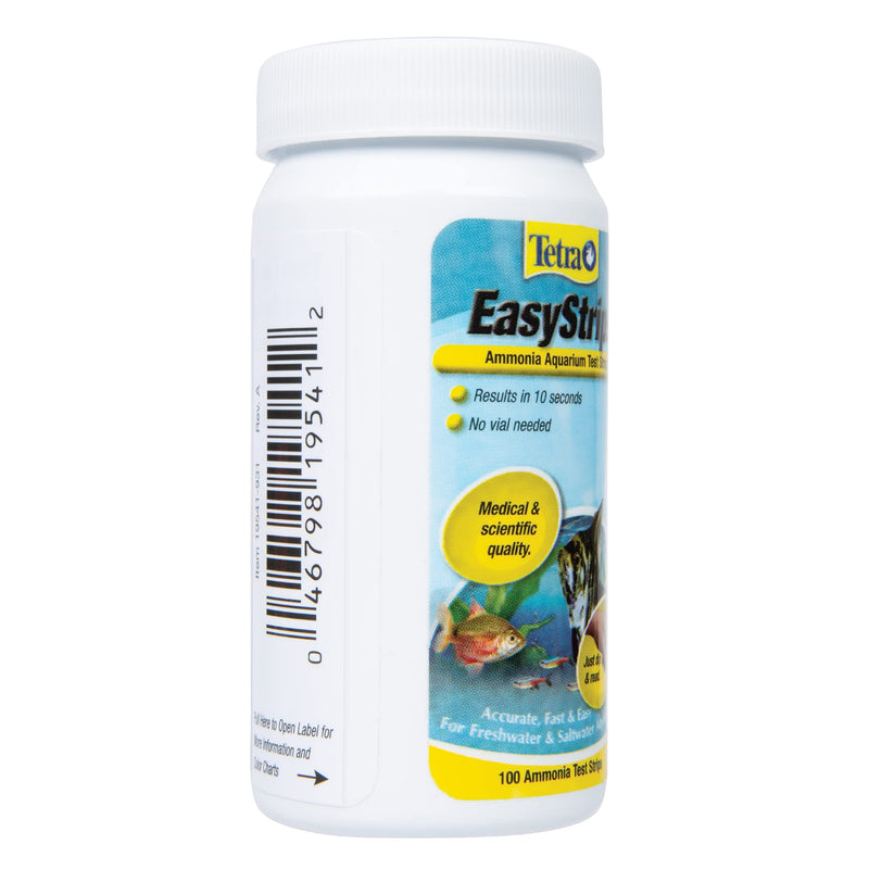 Tetra EasyStrips 100 Count, Ammonia Test Strips For aquariums, Water Testing, Model Number: 19541 100-Strip