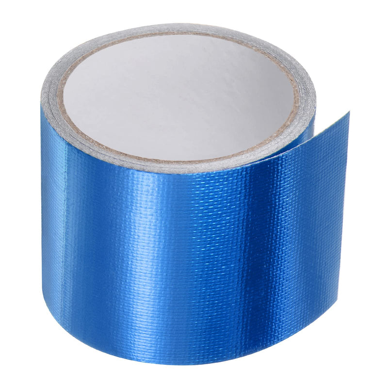 HARFINGTON Tarpaulin Repair Tape, 3.15" x14.6ft Waterproof Rip Stop Patch and Tent Repair Tape for Tear Resistant Tent Greenhouse, Blue