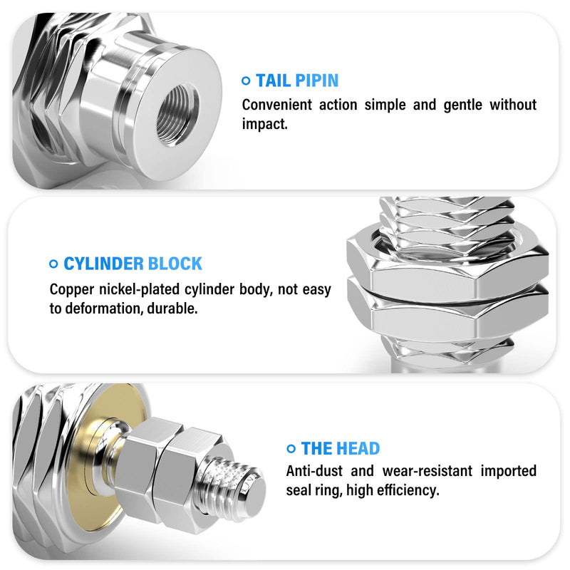 [Australia - AusPower] - TAILONZ PNEUMATIC 10mm Bore 10mm Stroke Single Acting Single Acting External Thread Needle Cylinder Micro Cylinder CJPB10-10 CJPB10*10mm 