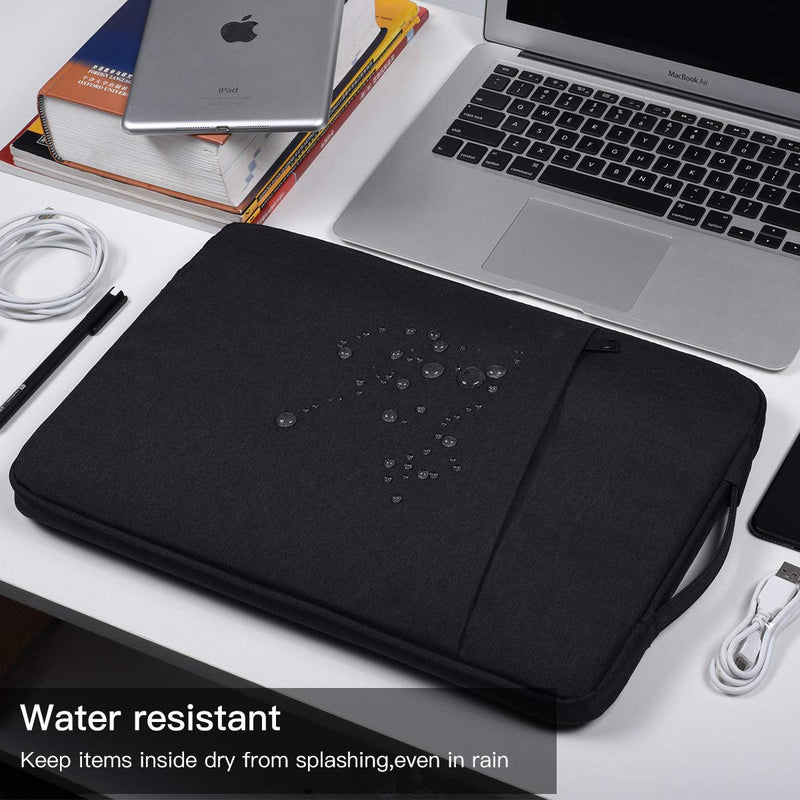 [Australia - AusPower] - 17.3 Inch Laptop Carry Bag with Handle for HP Envy 17 17t/Pavilion 17/Omen 17, Acer Predator 17, Dell Inspiron 17/Dell G3 G7 17.3, Lenovo Ideapad 330 L340, MSI GS75, 17 inch Waterproof Laptop Case 17-17.3 Inch Black 