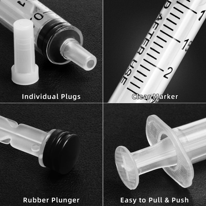 Pack of 50 Syringes, 3 ml Syringes, Disposable Syringes Without Needle Colostrum Syringe | Dosing Syringe, Liquid Measure Syringes Breast Milk for Scientific Laboratories, Watering, Refilling, Feeding Pets 3ml