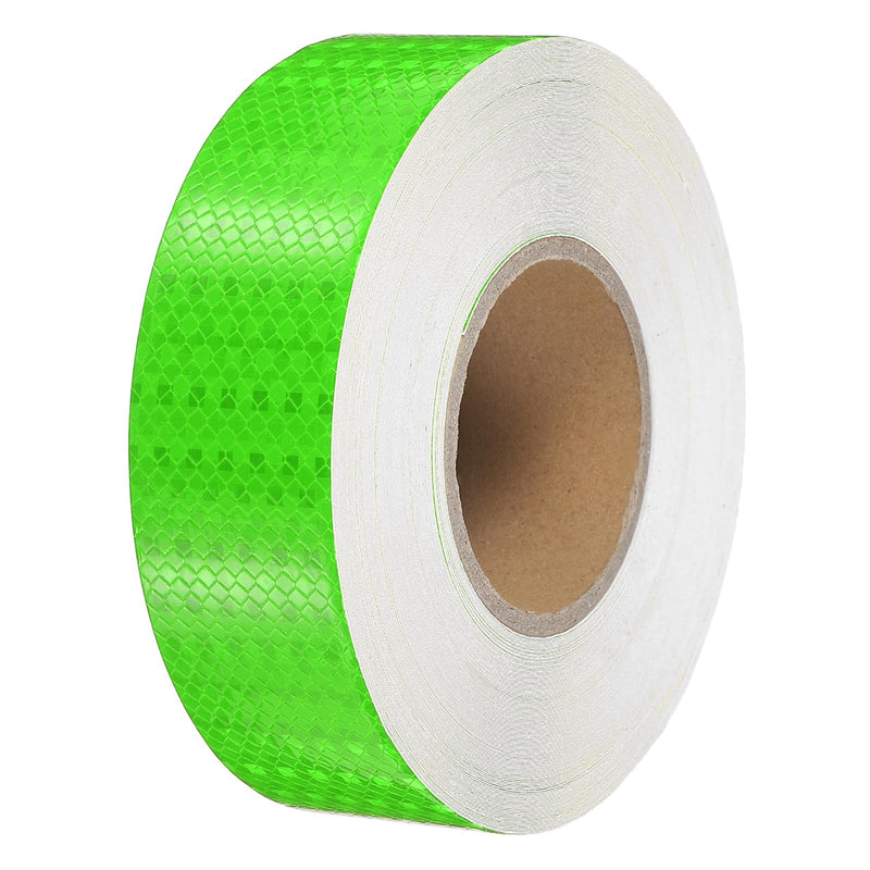 PATIKIL Reflective Tape, 1 Roll 2 Inch x 148 ft Waterproof Self Adhesive High Visibility Caution Warning Safety Tape Outdoor Reflector for Trucks Trailers Cars, Green 2 Inch x 148 Feet