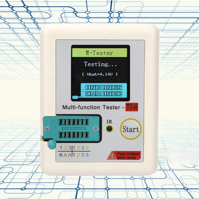 [Australia - AusPower] - Transistor Tester - Multifunction Test for TFT Transistor, Diode, Triode with TFT Graphic Display 