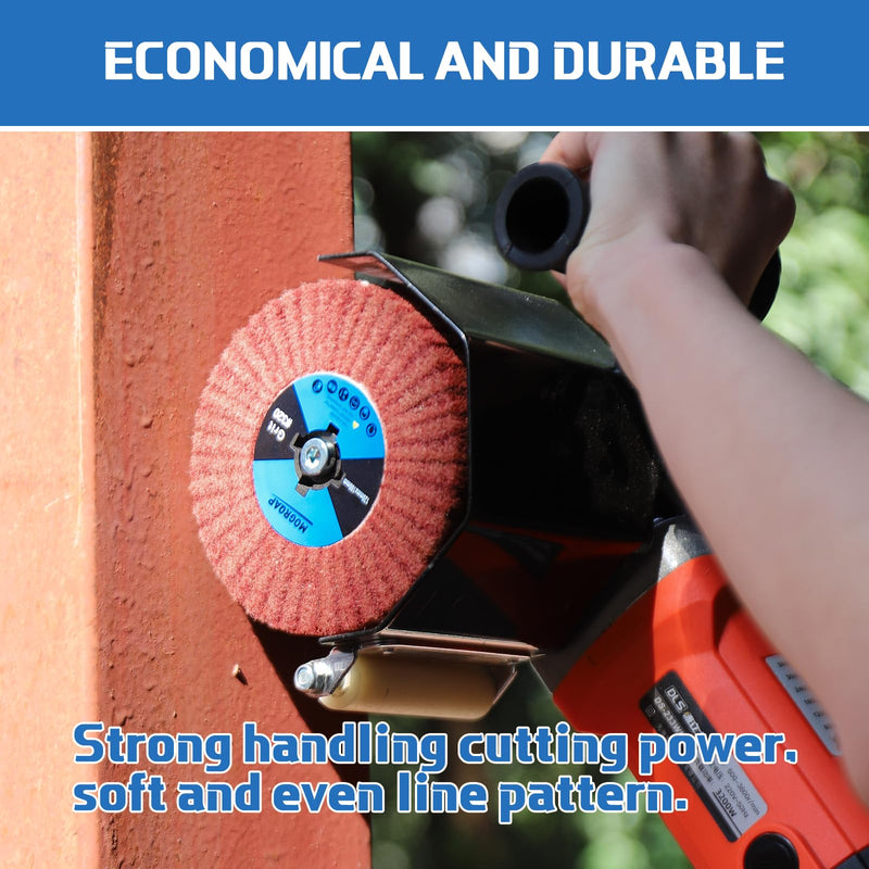 [Australia - AusPower] - MOGRQAP Sanding Roller Brush Grit 120 Sanding Sleeves Sanding Roll Brush Sanding Rollers for Satin Machine Brush Machine Wood Metal Surface Polishing 120 Grit 