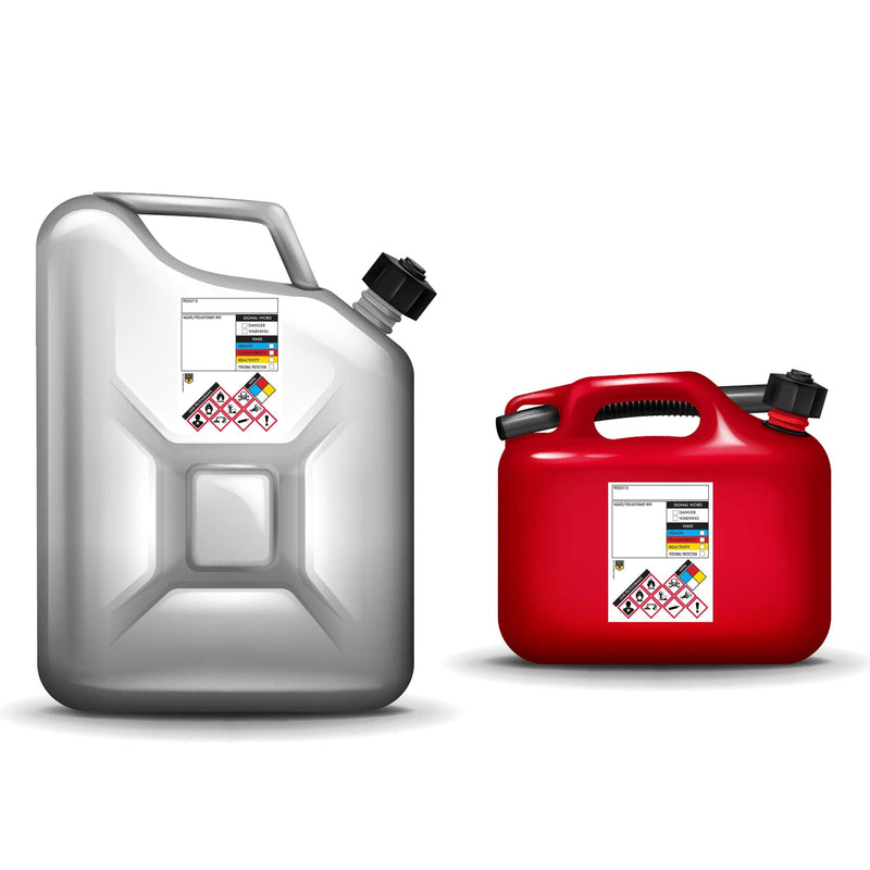 [Australia - AusPower] - Safety Data Sheet Stickers/MSDS Stickers, 3" x 4", Roll of 250, Tough Tear-Proof, Right To Know- Chemical Identifying and Marking Sticker Decals 