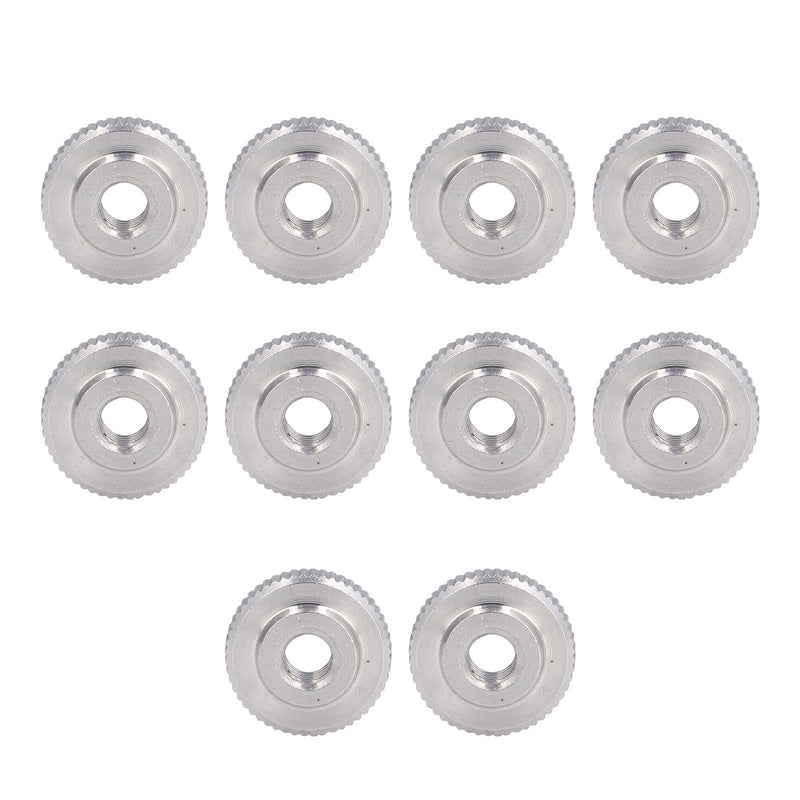 [Australia - AusPower] - Knurled Thumb Nut 304 Stainless Steel Knurled Flat Head Through Hole Handle Nut Tightening Nut Knurled Knob(M5) M5 