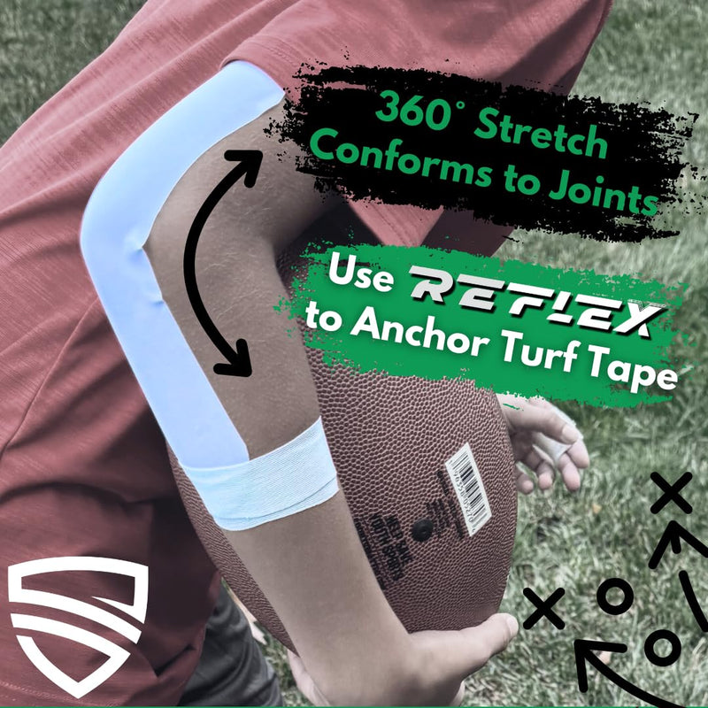 Shield Youth Turf Tape for Football – 3" Wide, Black