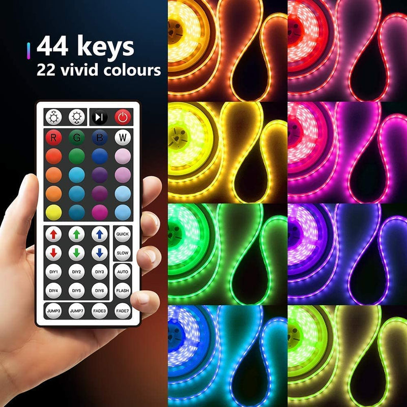 LED Boat Strip Lights, 12v 40FT Multi-Color Marine Pontoon Led Lights, Waterproof Boat Interior Light, Boats Deck Gunnel Hull Trailer Courtesy Light Strip, Night Fishing Lighting for Bass Jon Yacht