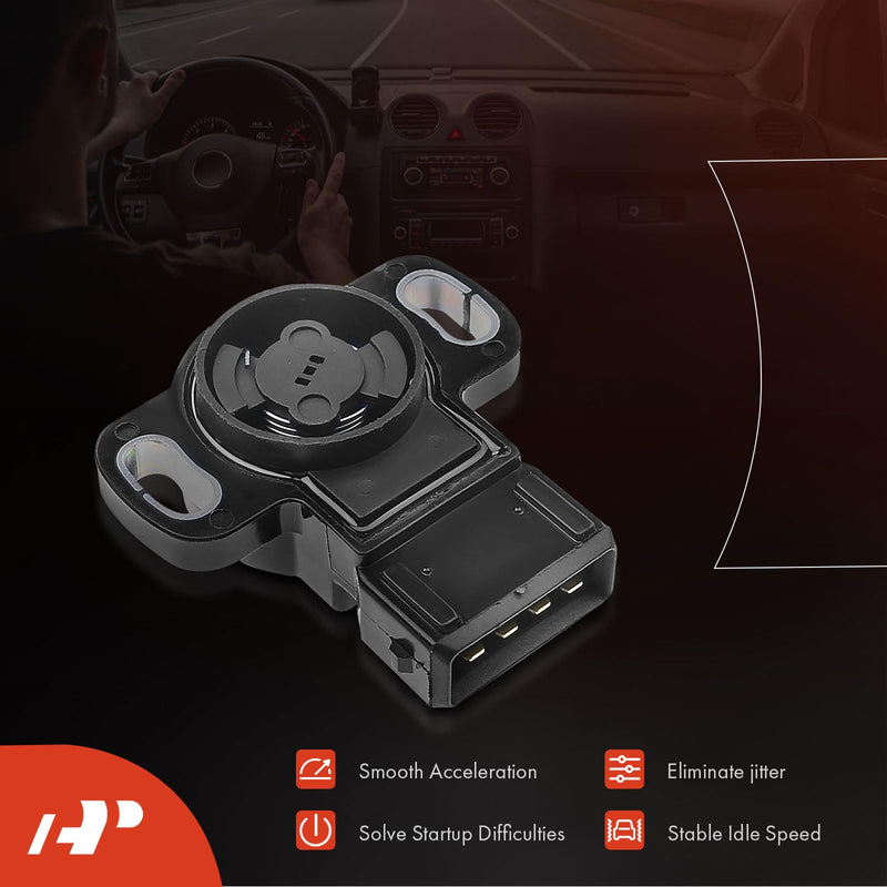 A-Premium TPS Throttle Position Sensor Compatible with Mitsubishi Mirage 1997-2002, Eclipse 1998, Diamante 1999-2001, Montero Sport 1997-1999, Replace# MD614772, GEGT7610-282