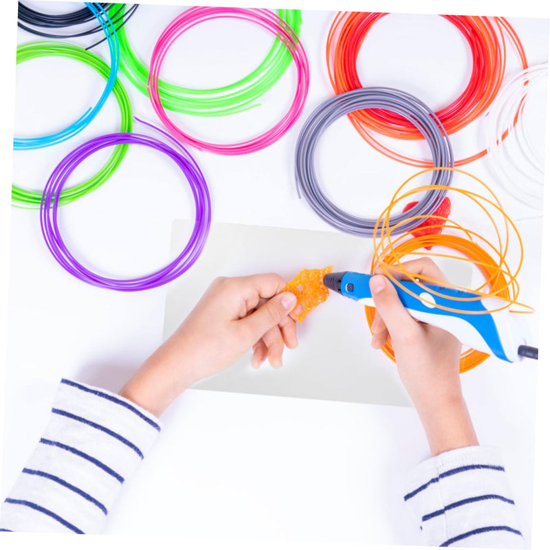 [Australia - AusPower] - EXCEART 10pcs Transparent Drawing Board 3D Pen Pad 3D Pen Stencils 3D Printer Pen Mat 3dpen Pad 3 Accessories Drawing Paper for Kids Plastic Basic Template PVC Album White Canvas Child 