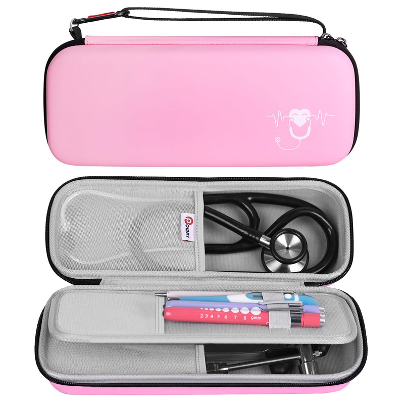 [Australia - AusPower] - Stethoscope Carrying Case, Hard Stethoscope Case Compatible for 3M Littmann Classic III and Trauma Shears for Nurses Bandage Scissors Nurses 7.5" Medical Scissors with Carabiner 