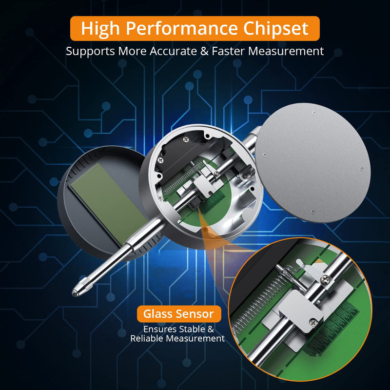 [Australia - AusPower] - Neoteck 1''/25.4mm Digital Indicator+ 176lbs/80KG Magnetic Base 