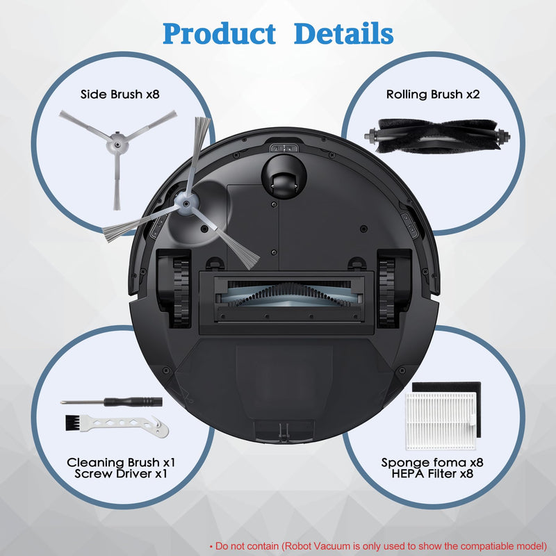 Replacement Parts for eufy L60 & L50 Series Robotic Vacuum Cleaner - Quality Accessories for Better Cleaning Performance