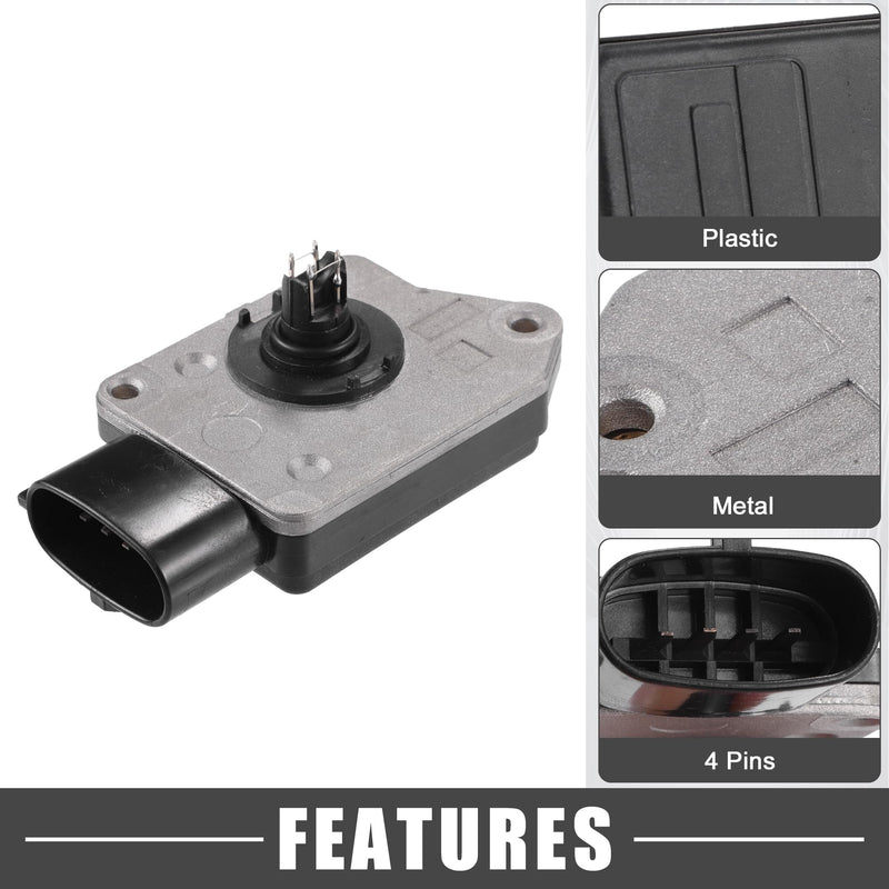 MAF Sensor Assembly No.F37F-12B579-DA MAF Mass Air Flow Sensor for Ford for Ranger 1993-1994 Plastic Black