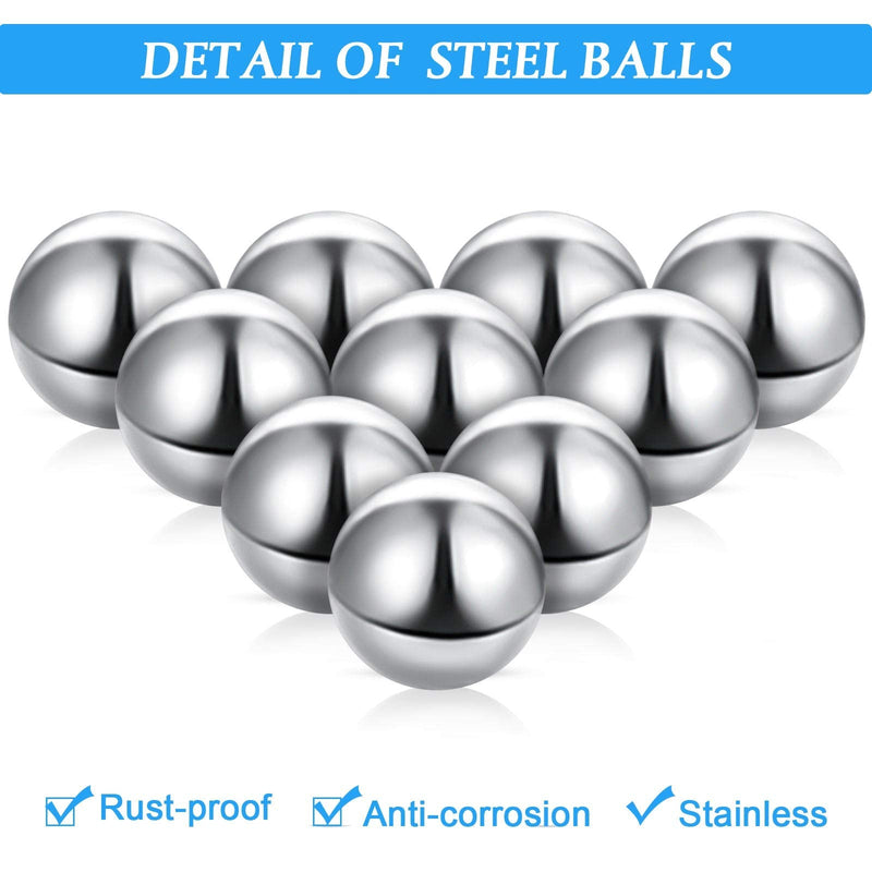 [Australia - AusPower] - Ripeng 30 Pieces Labyrinth Replacement Steel Balls 0.5 Inch Replacement Rust-Proof Metal Balls for Marble Runs 