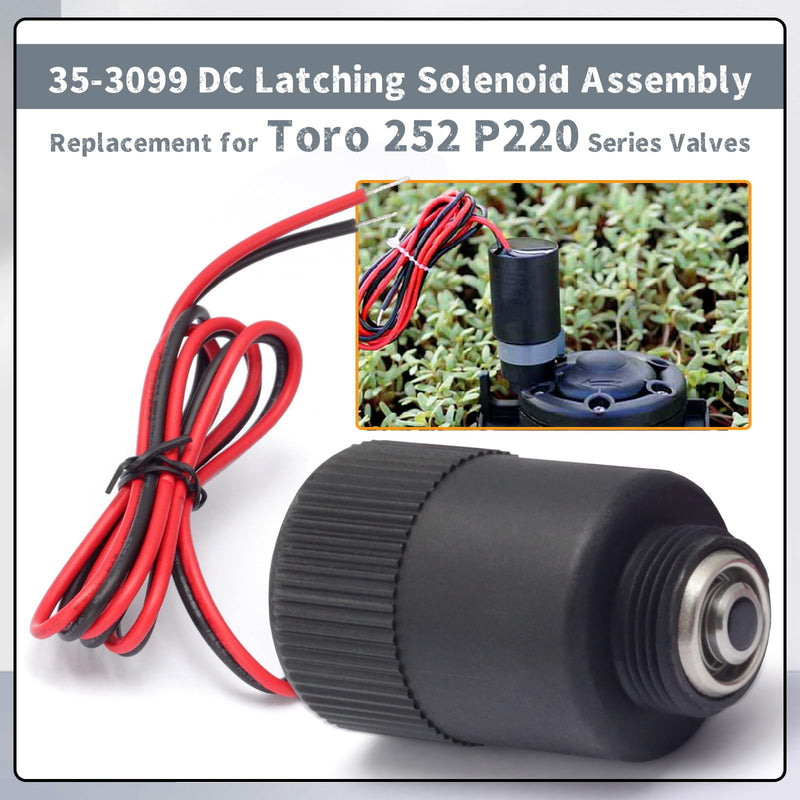 35-3099 Solenoid Assembly DC Latching Replacement for Toro 252 Series Size 1-1/2" and 2" Valves Replace 89-1905