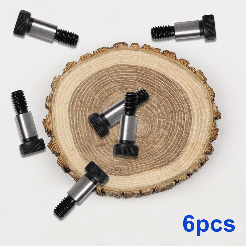 [Australia - AusPower] - 6Pcs Alloy Steel Hexagon Socket Head Shoulder Screw Bolt 5/16-inch Shoulder Dia, 3/4-inch Shoulder Length,1/4-inch-20 UNC Thread 5/16*3/4 