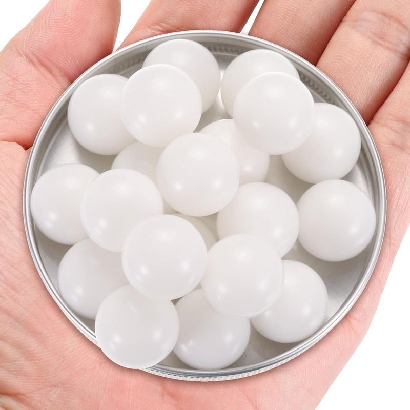 [Australia - AusPower] - uxcell 20pcs POM Bearing Balls 3/4" 19.05mm Solid Plastic Bearing Balls, Precision POM Balls 