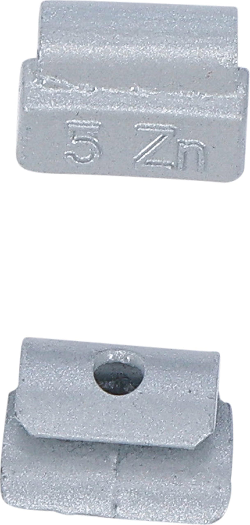 BGS 9425-5 Balance Weights 5 g 100 Pieces | For steel rims, zinc, can be used with balancing weight pliers item 1539 100 pieces. 5 g