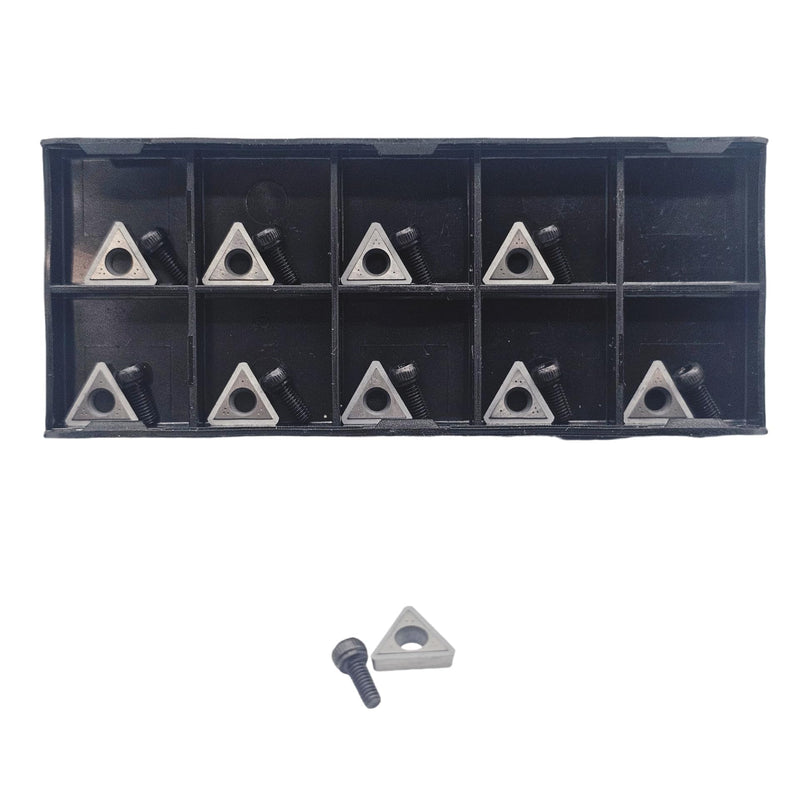 C-HORSE 50‑742 Carbide Inserts for Pro‑Cut On‑Car Brake Lathe (BL50‑742) – 10‑Pack Replacement Cutting Tips BL50742