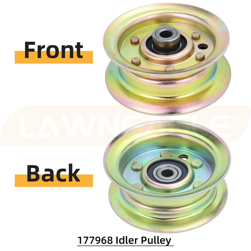 [Australia - AusPower] - 532177968 Idler Pulley with 596481401 Pulley 532193195 Pulley Replaces 177968 Pulley 193197 Husqvarna 532193197 Husqvarna 532175820 175820 Pulley Craftsman Idler Pulley 175820 