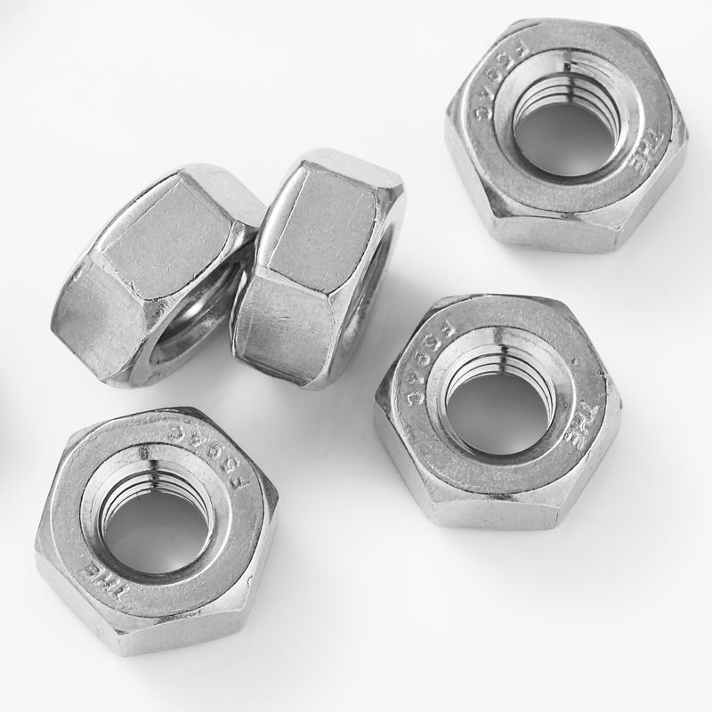 [Australia - AusPower] - Bates- Stainless Steel Hex Nut, 5/16-18, 50 Pack, Stainless Steel Nuts, Hardware Nuts, Metal Nuts, Steel Nut, 5/16 Nut, 5/16 Nuts, 5/16-18 Nut 5/16"-18 