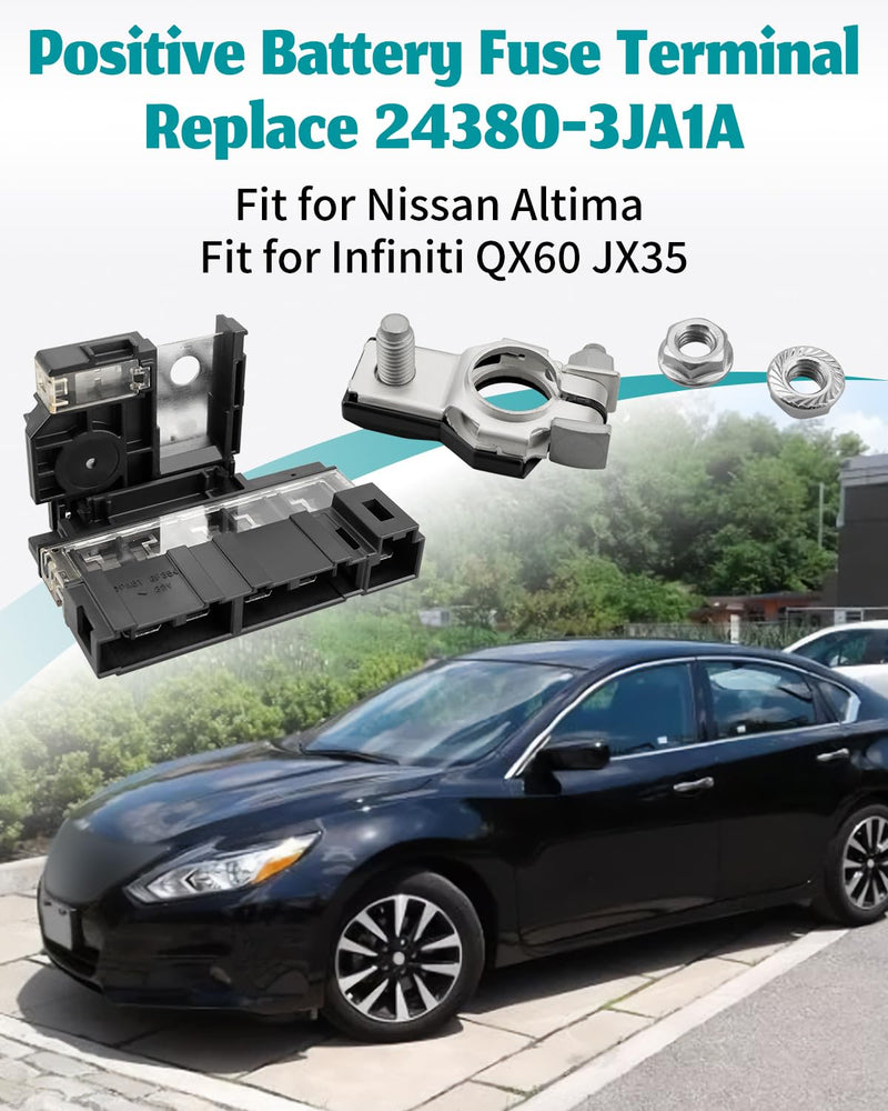 [Australia - AusPower] - 24380-3JA1A Positive Battery Terminal Fuse Fit for Nissan Altima Maxima Murano Pathfinder 2013-2019, Fit for Infiniti QX60 JX35 2013-2020 