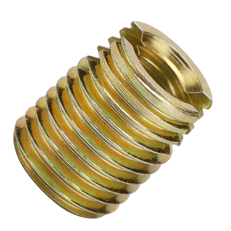 [Australia - AusPower] - Self Tapping Thread Inserts, 20Pcs 302 Carbon Stee Niture Wood Inserts Threaded Inserts, Threaded Inserts for Wood (Inner M12*1.75, Outer M16*1.5, Length 22mm) Inner M12*1.75, outer M16*1.5, length 22mm 