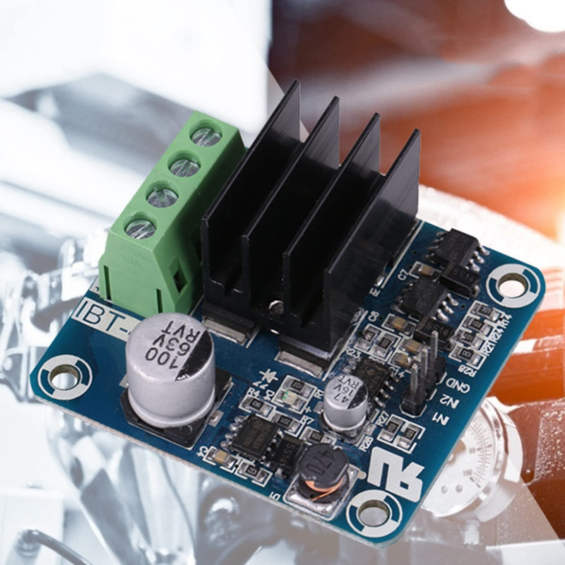 50A High Current H Bridge Driver Module for Motor Forward and Reverse Rotation, PWM Signal Isolation, Compatible with 3.3V to 12V