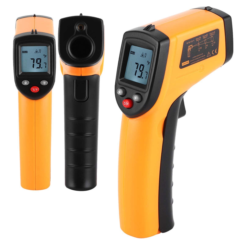 [Australia - AusPower] - Lafey GM320-50-400 deg Industrial Infrared Thermometer Handheld Non-Contact Temperature with LCD Display 