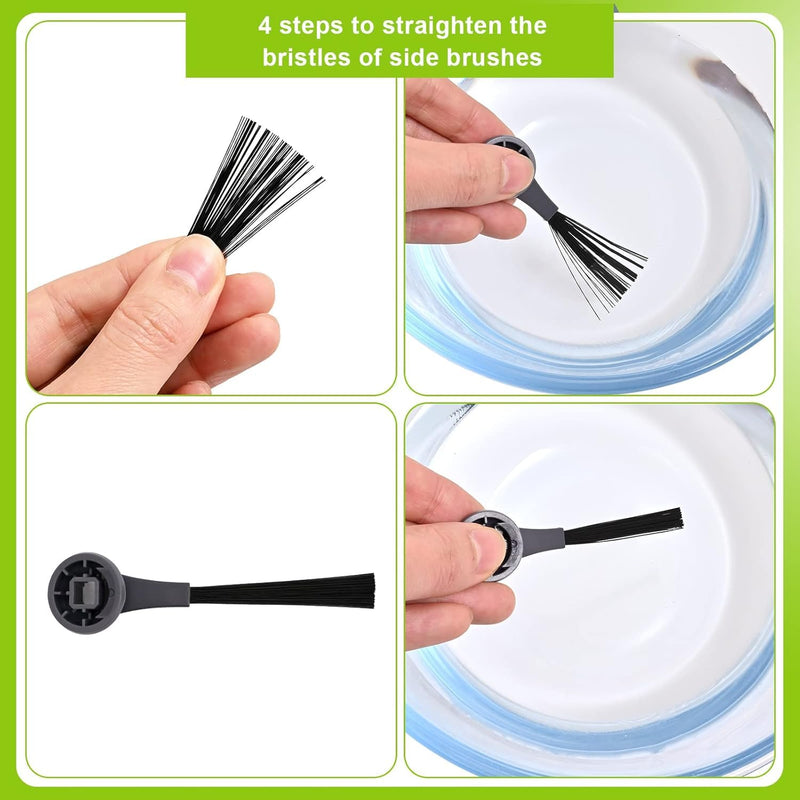 Replacement Part for Shark IQ R101AE RV1001AE AV912S RV913S AV1010AE RV1000 AV970 AV1002AE, 2 Main Brush, 1 Cover, 10 Side Brush, 6 Filter, 1 Pre Filter, 2 Filter, 3 Pre-Motor Foam&Felt Filter R101(2+6+10)