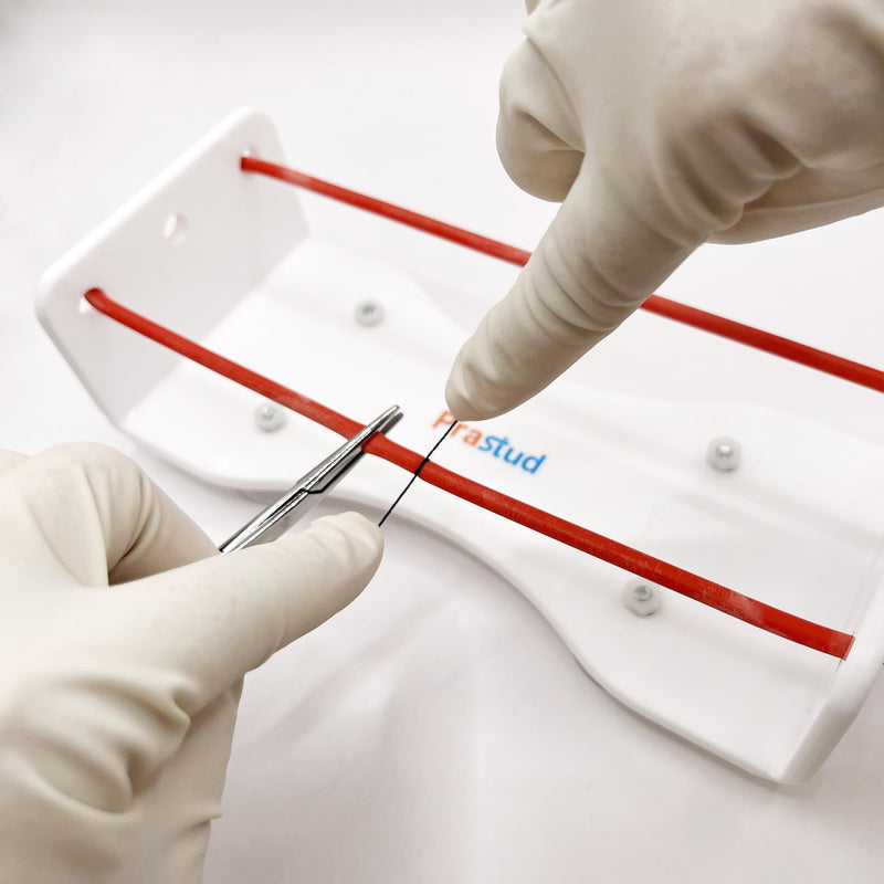[Australia - AusPower] - Knot Tying Trainer for Medical Students – Suture Practice Kit with Realistic Tissue Resistance & Simulated Blood Vessels | Ideal Surgical Skills Training Tool 