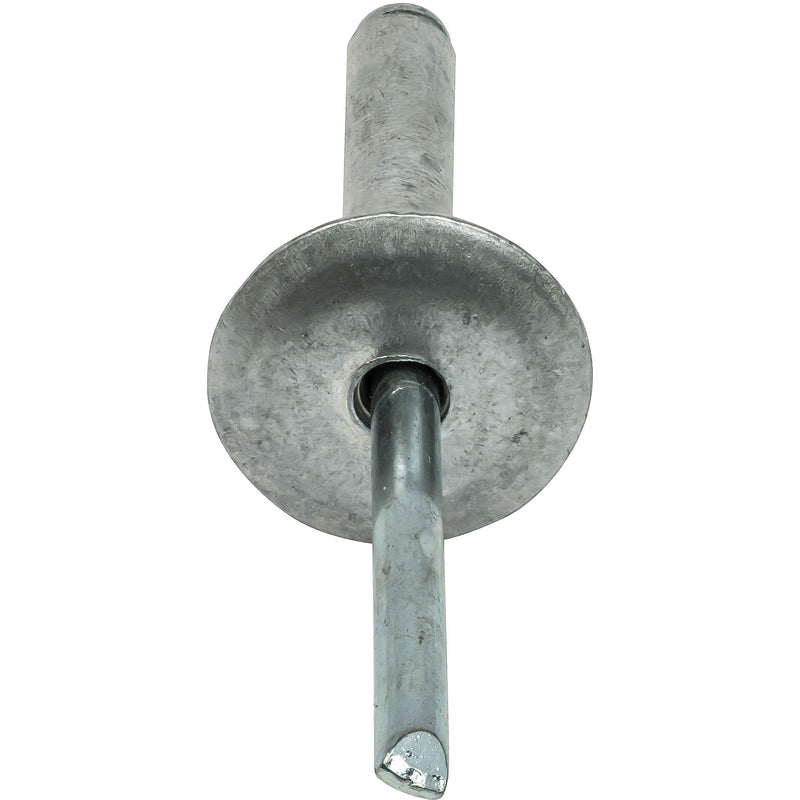 [Australia - AusPower] - Large Flange Pop Rivets 3/16" x 3/4" Aluminum Body Steel Mandrel Large Dome Head 6-12 Gap .626" - .750" Quantity 50 by Fastenere 3/16" x 3/4" (6-12) (50 Pack) 