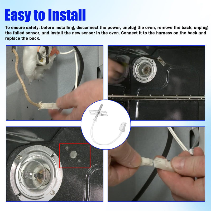 [Australia - AusPower] - DG32-00004C Temperature Sensor for Samsung Ovens, Replacement Part 3282615, AP5578642, PS4240744, EAP4240744-1pcs 